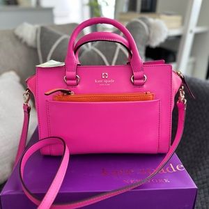 NWT kate spade NEW YORK leather bernadine shoulder bag/crossbody/satchel